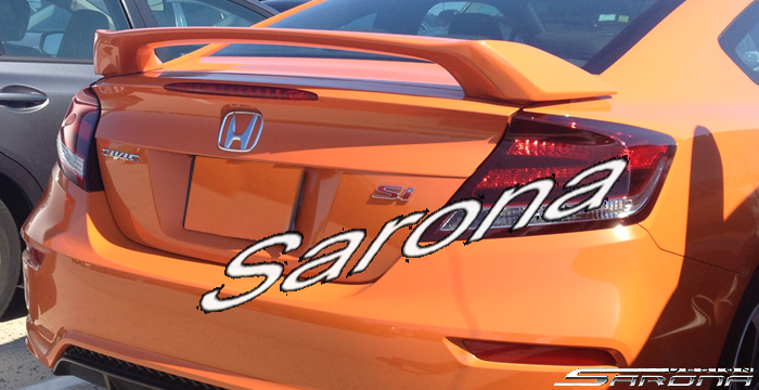 Custom Honda Civic  Coupe Trunk Wing (2012 - 2015) - $399.00 (Part #HD-113-TW)